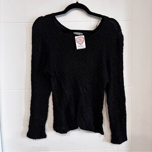 Chic Black Knit Sweater